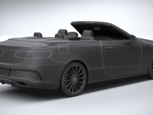 Mercedes-Benz E-class Cabriolet AMG Line 2021 Modèle 3D