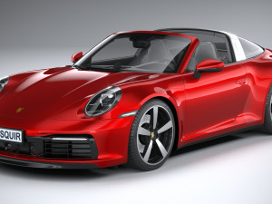 Porsche 911 Targa 2021 3D 模型