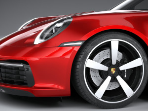 Porsche 911 Targa 2021 3D 模型
