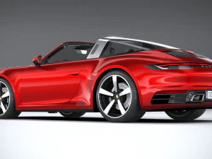 Porsche 911 Targa 2021 3D Model