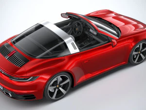 Porsche 911 Targa 2021 3D Model