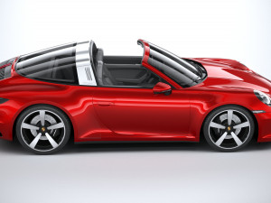Porsche 911 Targa 2021 3D 模型