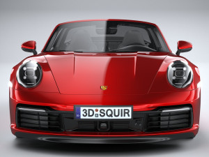 Porsche 911 Targa 2021 3D 模型