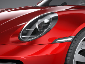 Porsche 911 Targa 2021 3D 模型
