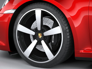 Porsche 911 Targa 2021 3D 模型