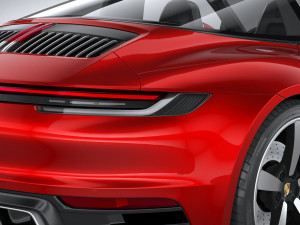 Porsche 911 Targa 2021 3D 模型