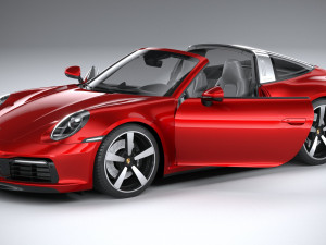 Porsche 911 Targa 2021 3D 模型