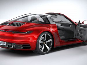 Porsche 911 Targa 2021 3D 模型