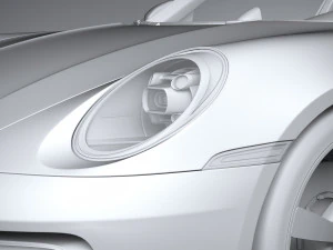 Porsche 911 Targa 2021 3D Model