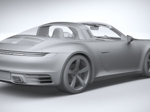 Porsche 911 Targa 2021 3D 模型