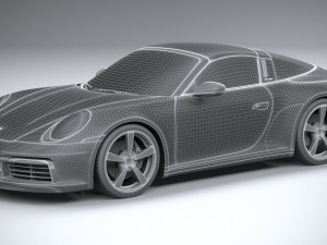 Porsche 911 Targa 2021 3D 模型
