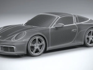 Porsche 911 Targa 2021 3D Model