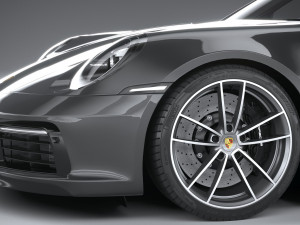 Porsche 911 Targa 4S 2021 3Dモデル