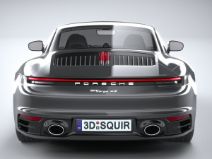 Porsche 911 Targa 4S 2021 3Dモデル