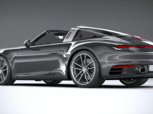 Porsche 911 Targa 4S 2021 3Dモデル