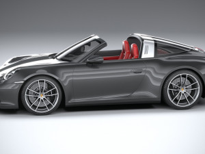 Porsche 911 Targa 4S 2021 3Dモデル