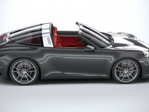 Porsche 911 Targa 4S 2021 3Dモデル