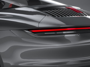 Porsche 911 Targa 4S 2021 3Dモデル