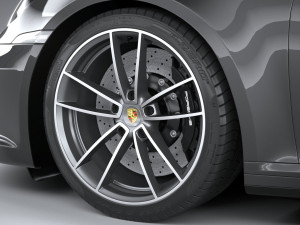 Porsche 911 Targa 4S 2021 3Dモデル