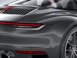 Porsche 911 Targa 4S 2021 3Dモデル