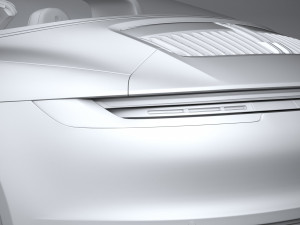 Porsche 911 Targa 4S 2021 3Dモデル