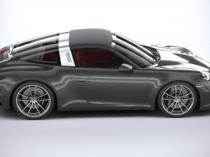 Porsche 911 Targa 4S 2021 3Dモデル
