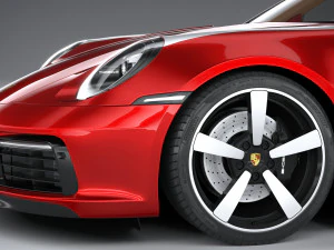 Porsche 911 Targa 4S Heritage 2021 3D Model
