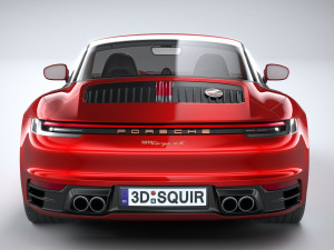 Porsche 911 Targa 4S Heritage 2021 Modelo 3D