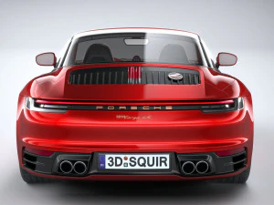 Porsche 911 Targa 4S Heritage 2021 3D Model
