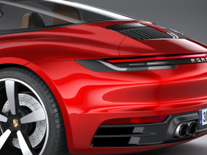 Porsche 911 Targa 4S Heritage 2021 Modelo 3D