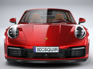 Porsche 911 Targa 4S Heritage 2021 3D Model