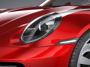 Porsche 911 Targa 4S Heritage 2021 Modelo 3D