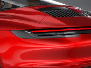 Porsche 911 Targa 4S Heritage 2021 3D Model