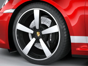 Porsche 911 Targa 4S Heritage 2021 3D Model