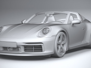 Porsche 911 Targa 4S Heritage 2021 Modelo 3D