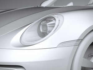 Porsche 911 Targa 4S Heritage 2021 Modelo 3D