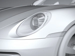 Porsche 911 Targa 4S Heritage 2021 3D Model