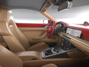 Porsche 911 Targa 4S Heritage 2021 Modelo 3D