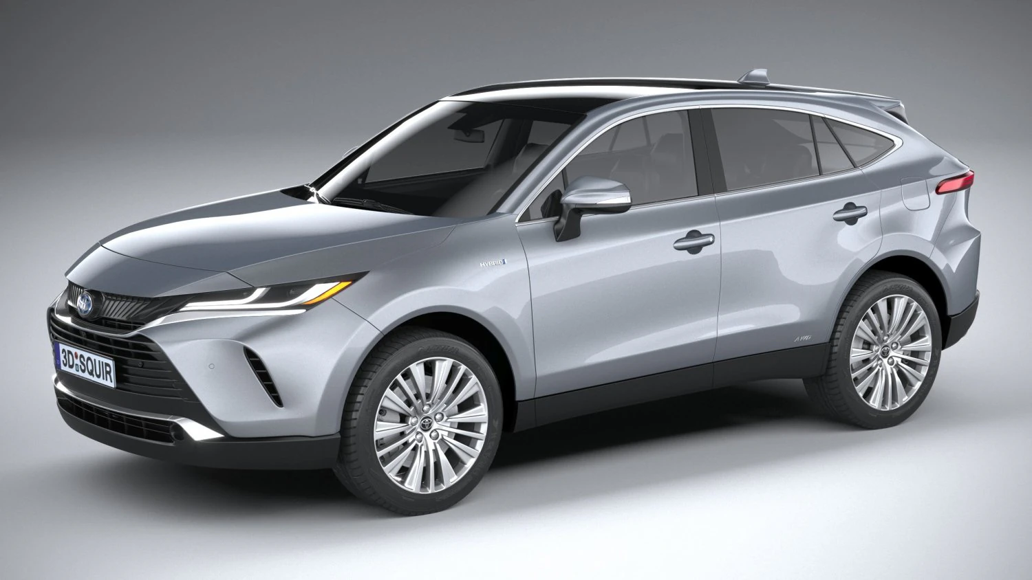Toyota Venza 2021 3D Model .c4d .max .obj .3ds .fbx .stl .blend 
