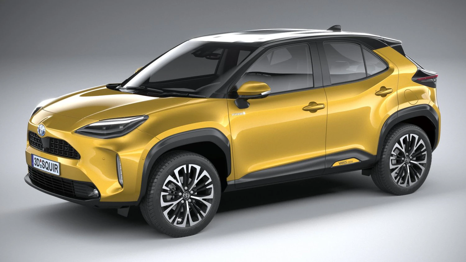 Toyota Yaris Cross 2021 3D Model .c4d .max .obj .3ds .fbx .stl .blend 