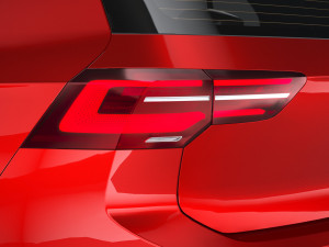 Volkswagen Golf GTI 5-door 2020 Lowpoly 3D मॉडल