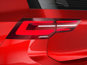 Volkswagen Golf GTI 5-door 2020 Lowpoly 3D Model