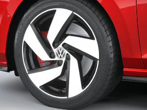 Volkswagen Golf GTI 5-door 2020 Lowpoly 3D Model