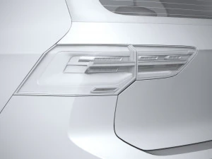 Volkswagen Golf GTI 5-door 2020 Lowpoly 3D Model