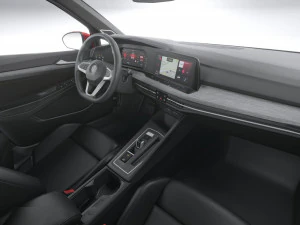 Volkswagen Golf GTI 5-door 2020 Lowpoly 3D Model
