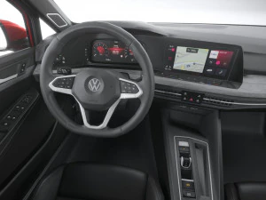 Volkswagen Golf GTI 5-door 2020 Lowpoly 3D Model