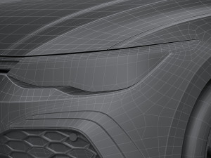 Volkswagen Golf GTI 5-door 2020 Lowpoly 3D मॉडल
