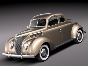 F1937 coupe 3D Model