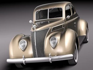 F1937 coupe 3D Model