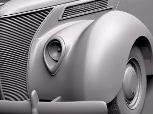 F1937 coupe 3D Model